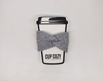 Twist knit cup cozy, Cup Cozy, Tea Cozy, Coffee Cozy, Coffee Sleeve, Simple Cup Cozy, Party Favors, Rainbow Cup Cozy, knit cup cozy