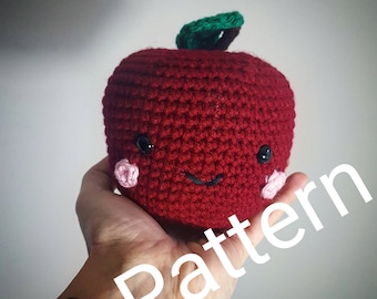 Amigurumi Apple Crochet Pattern PDF Instant Digital Download Back to School Teacher Gift/ Amigurumi Pattern/ Crochet Pattern