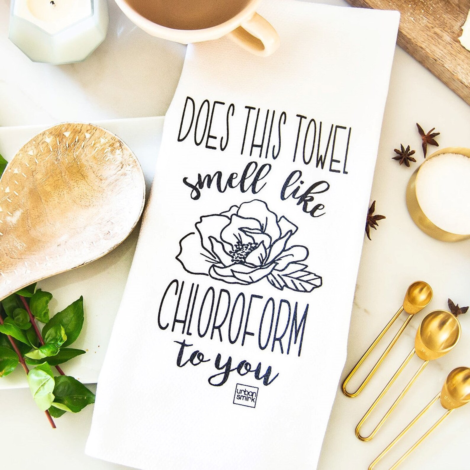 Does This Towel Smell Like Chloroform to You Floral Sarcastic Etsy
