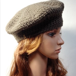 Crochet PATTERN - LISE BERET - Crochet Hat Pattern - crochet hat pattern