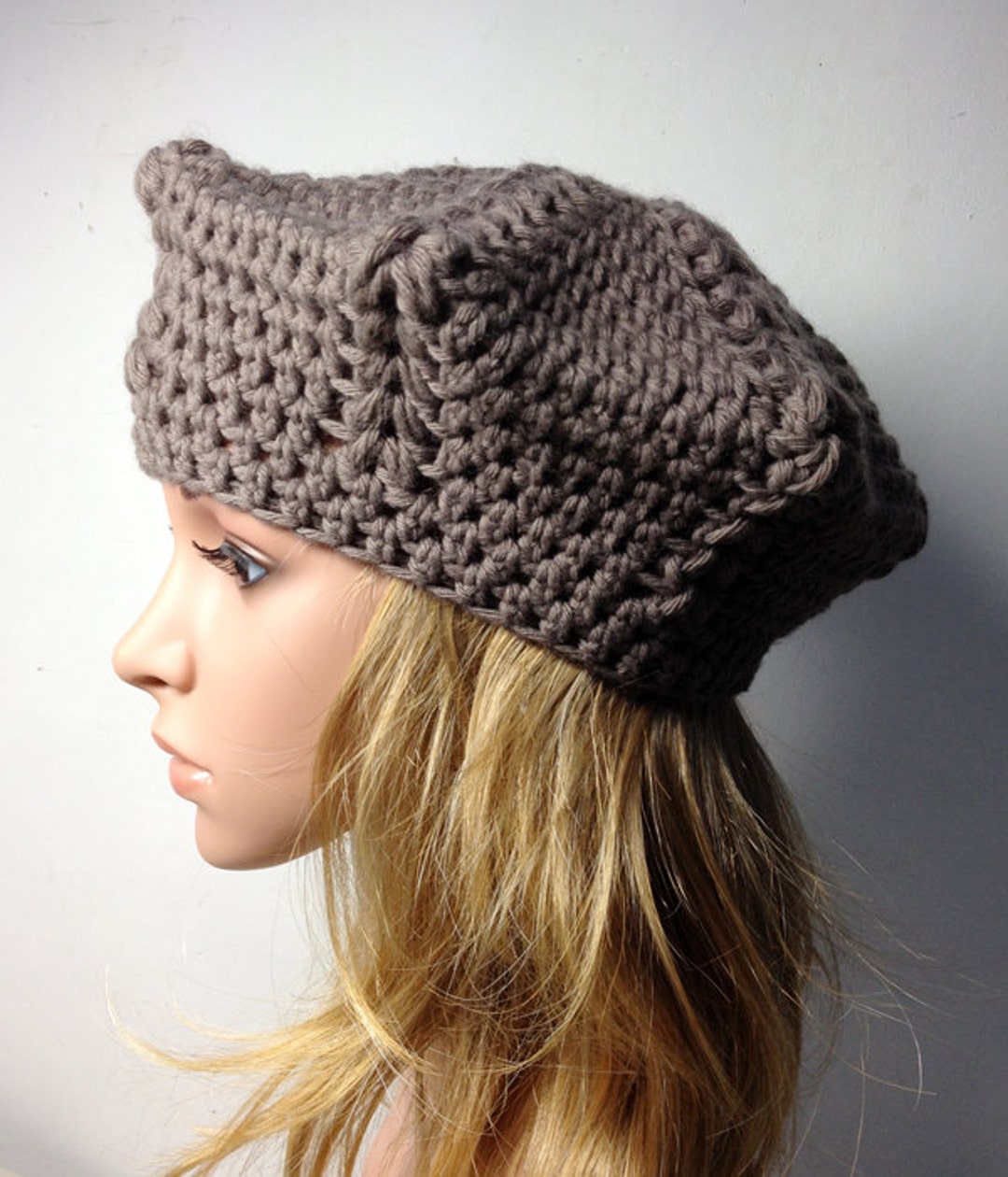 Crochet Hat PATTERN - LIO Beret - Etsy