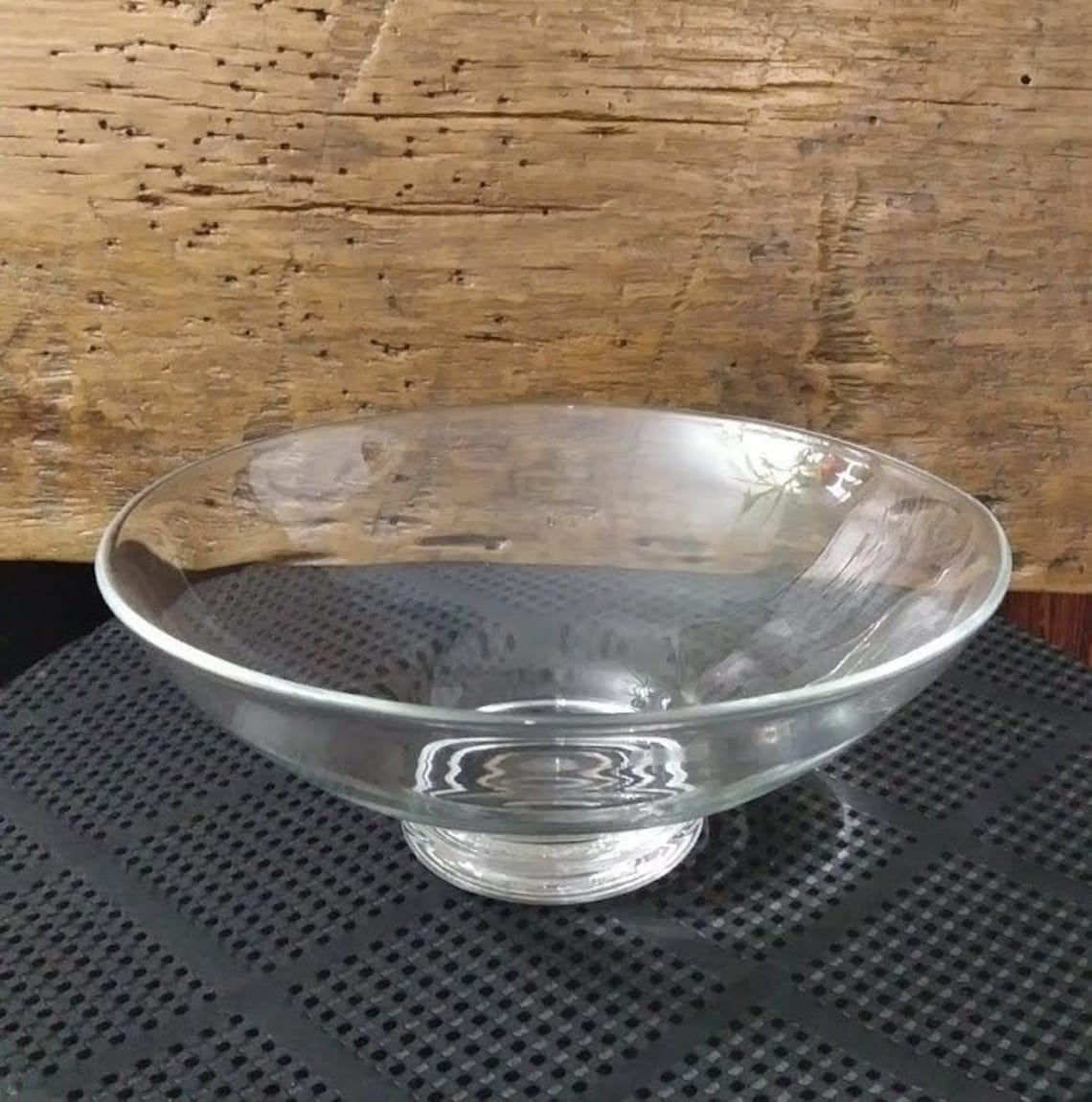 Large Krosno Glass Bowl Etsy