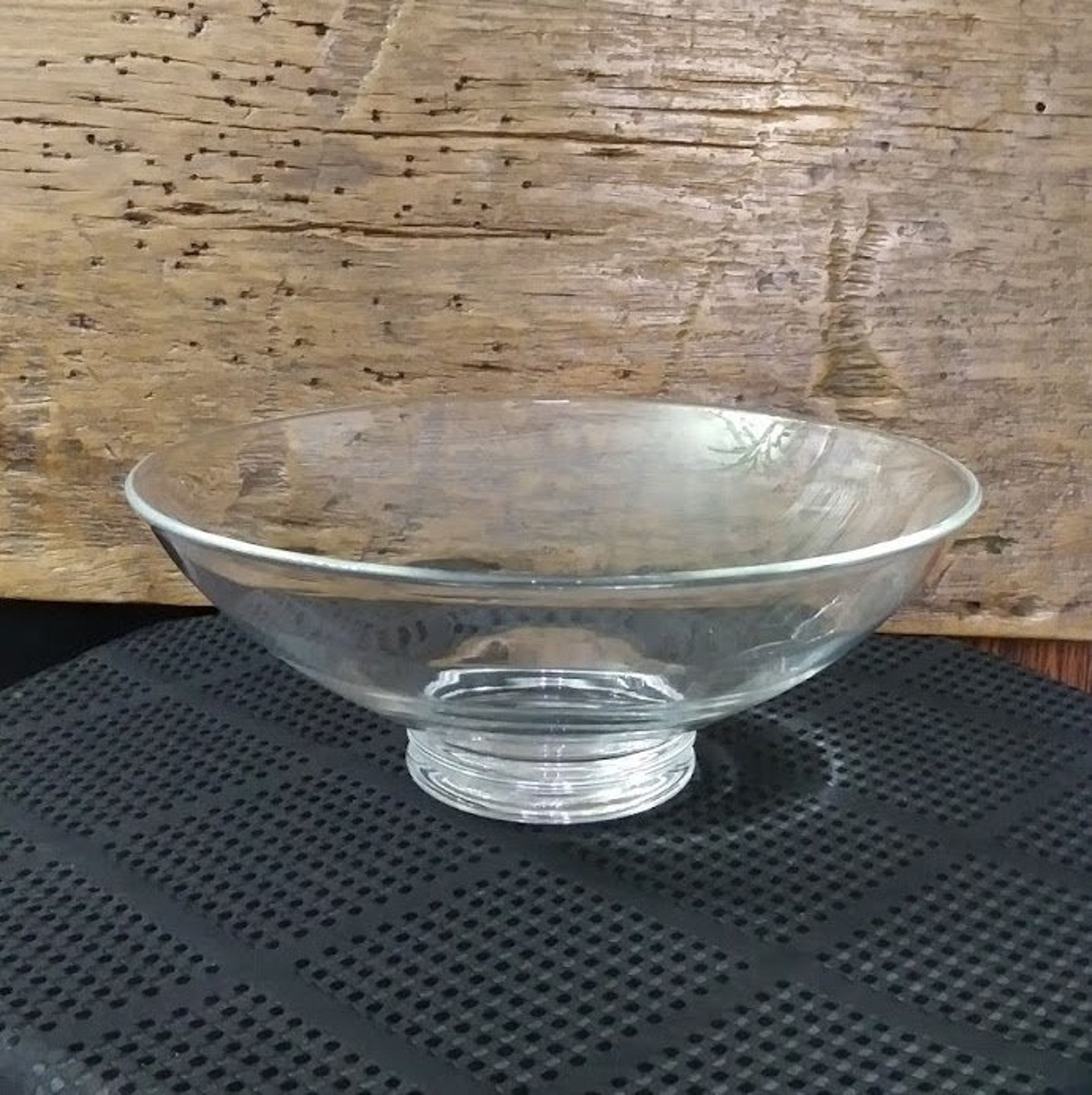 Large Krosno Glass Bowl Etsy