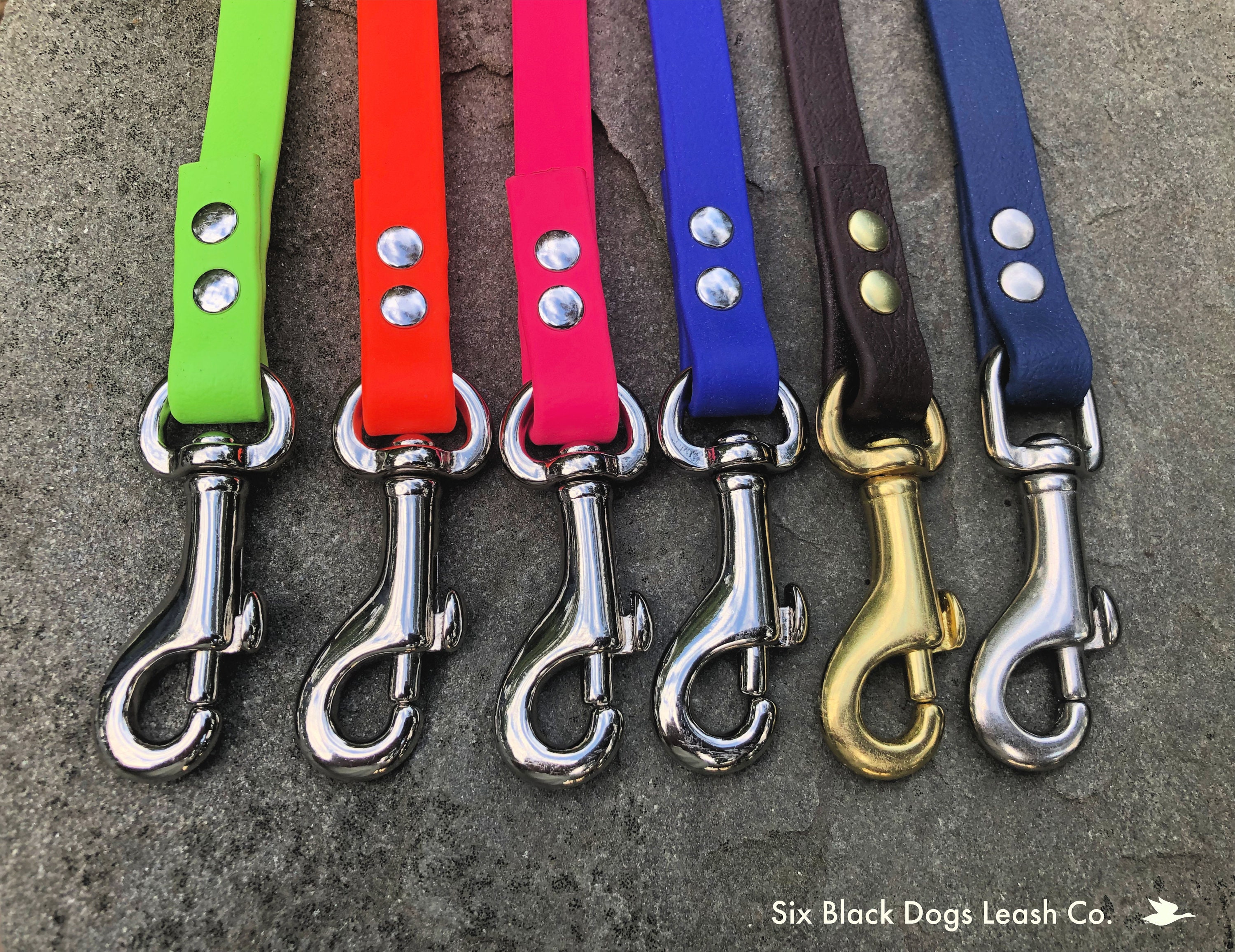 BioThane 1/2 Standard Leash with Snap Bolt Free Shipping