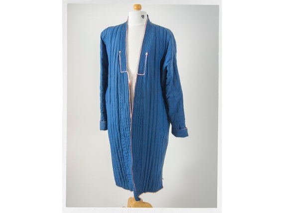 Vintage 60s Tibetan Coat Quilted, Asian Workwear C
