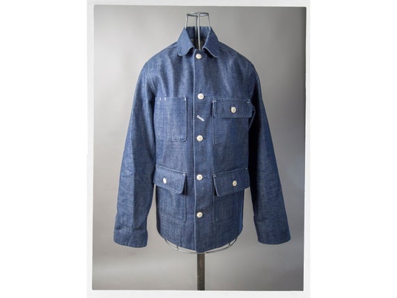 Retro Chore Jacket, 50s Style Farm Wear Jacket, Re