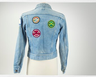 Vintage 80s LEE Jacket, Retro 80s Fashion Denim LEE Jacket Made in