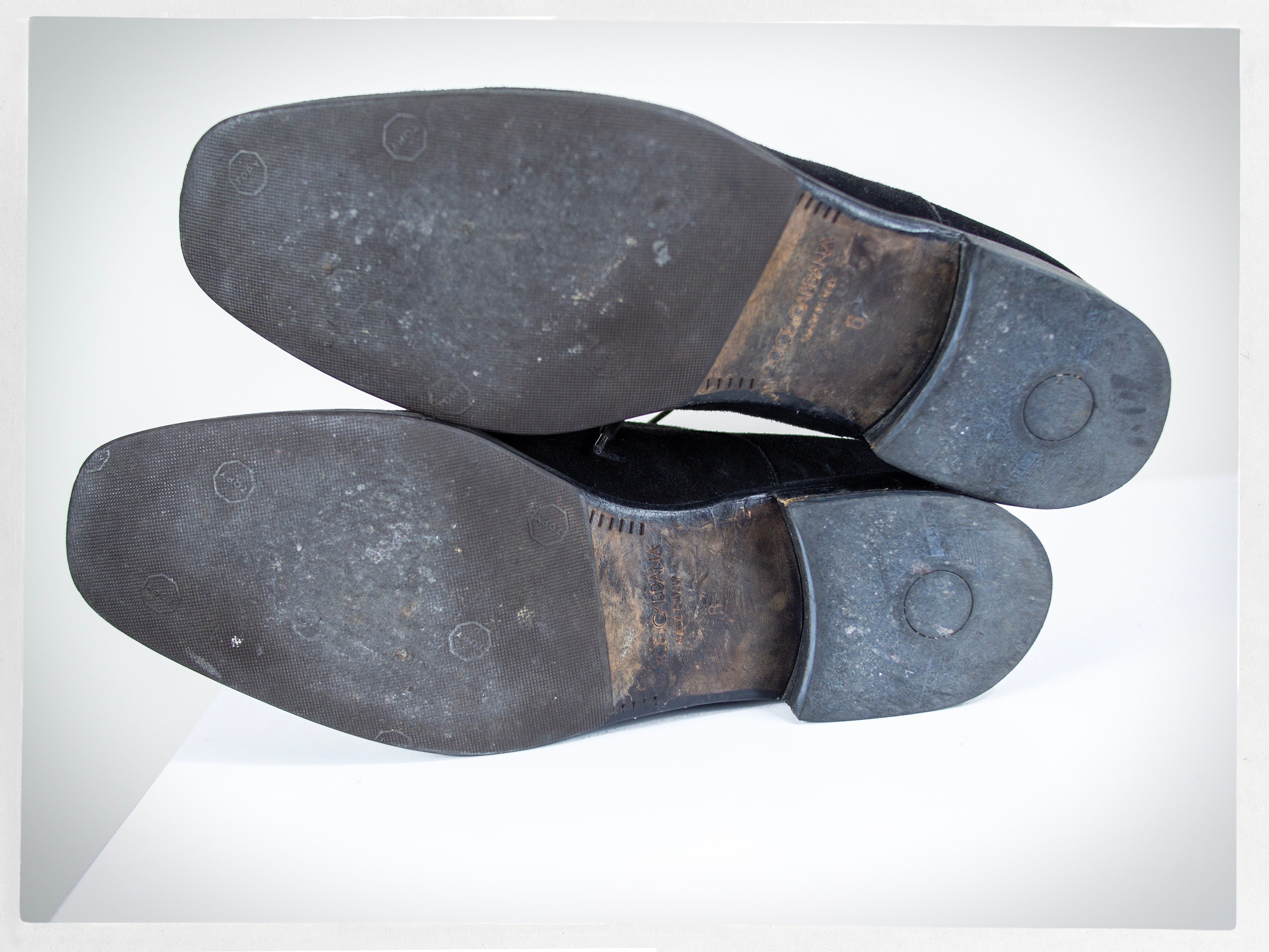 Vintage 90s Suede Shoes, DOLCE and GABBANA Shoes, Gentlemen