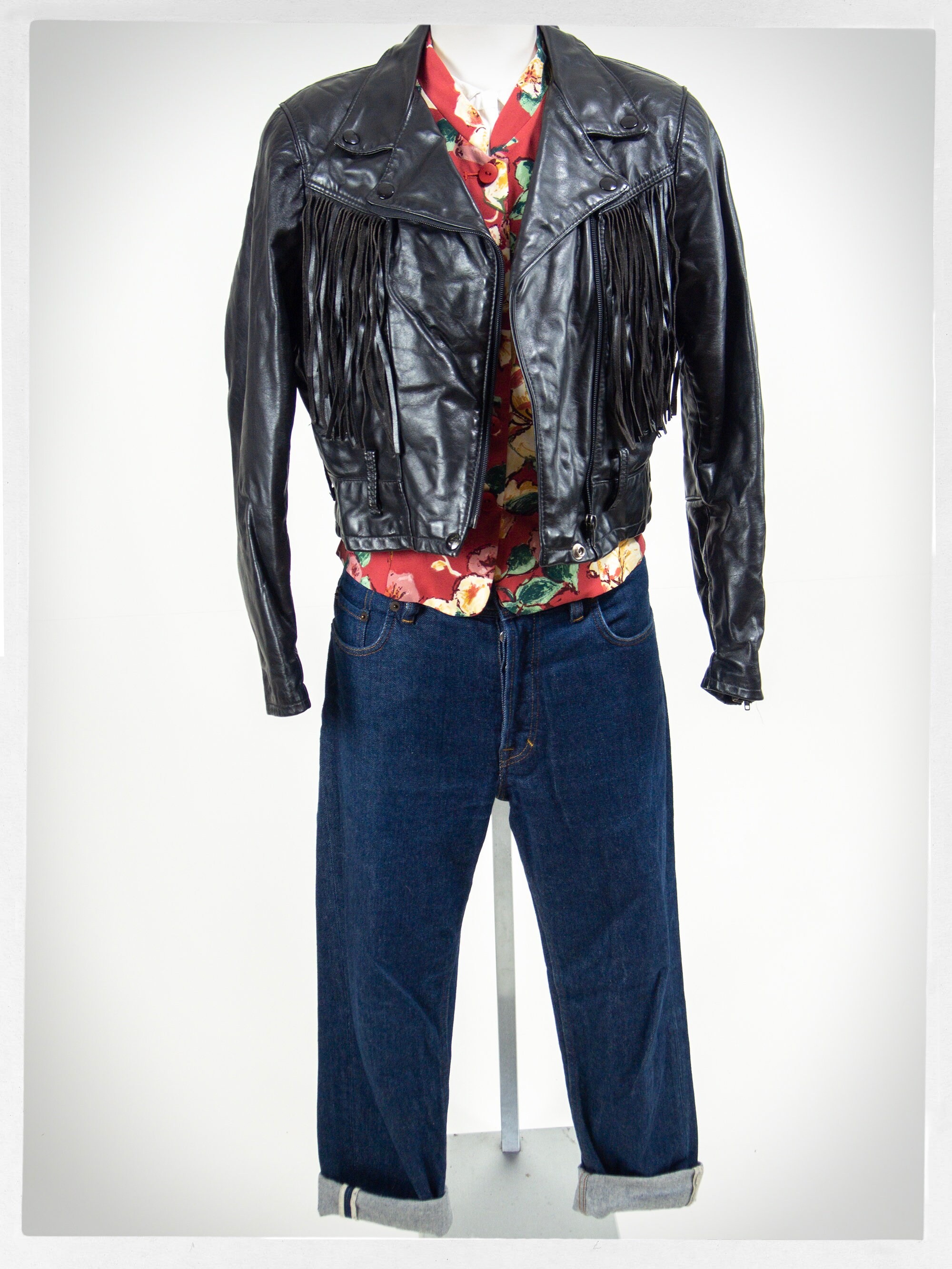 80-90s Dead stock　Mohair Shaggy Jacket Original Rare Vintage 90s the Leather Showroom Soundgarden