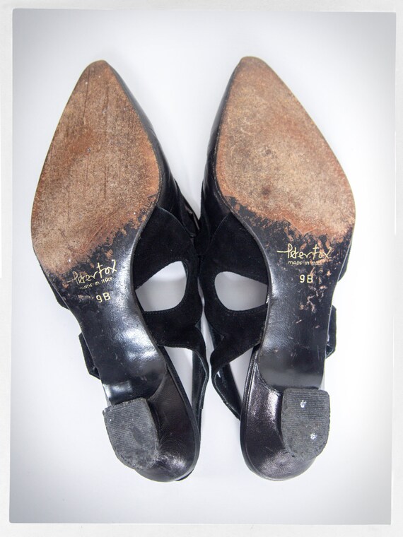 Retro 80s Shoes, 70s PETER FOX Slingback, Designe… - image 7