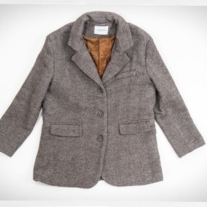 Vintage Style Jacket, Herringbone Wool Blazer, Vintage Fashion, Boho Fashion, Quilted Wool Coat, Statement Coat, Korean Fashion, Autumn Coat