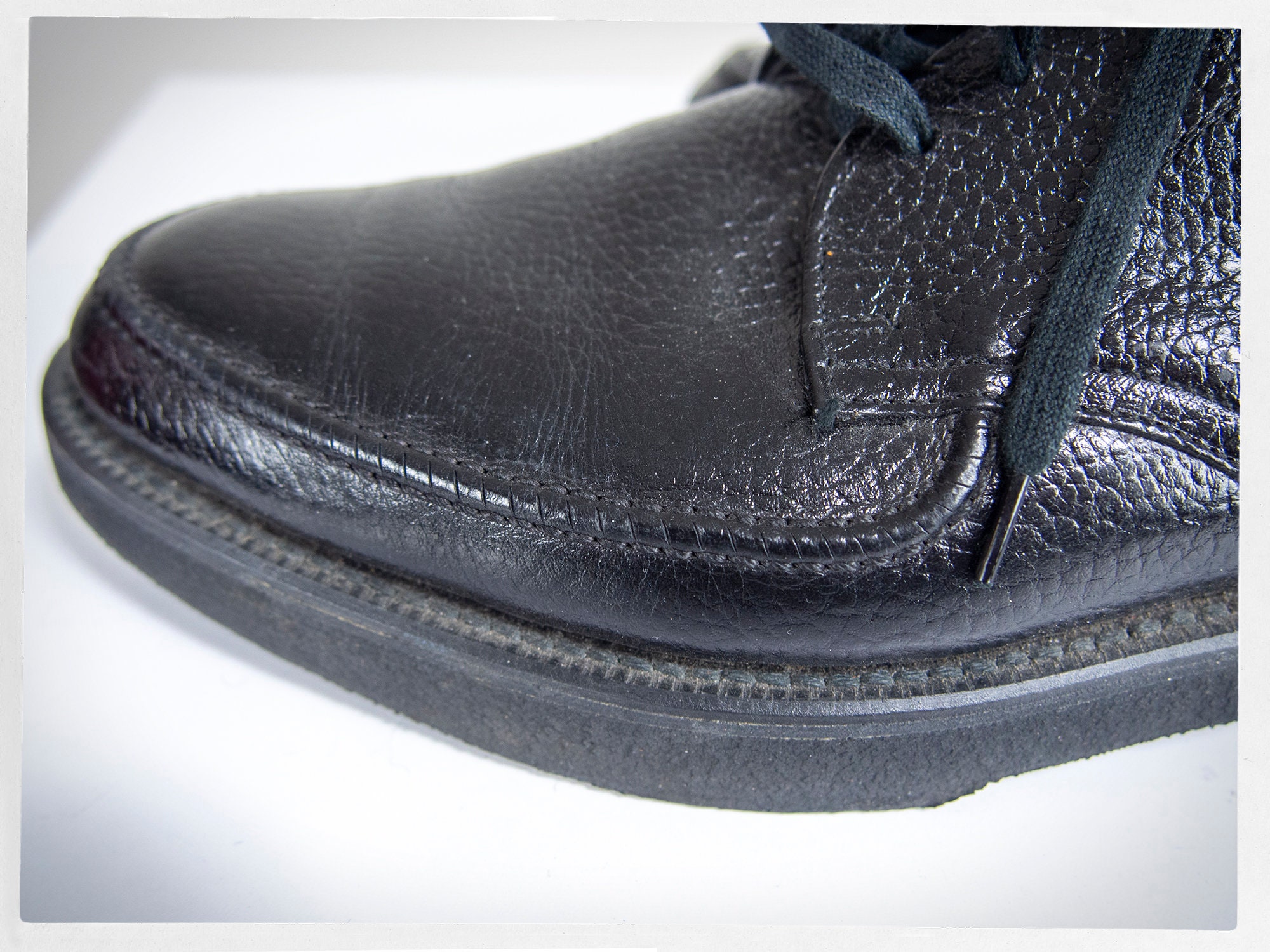 Vintage 80s Chore Shoes, 80s Work Shoes, 80s Lace up Unisex Shoes