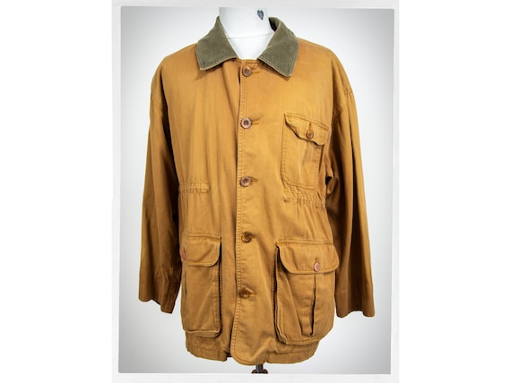 90s Work Coat Retro Hunting Jacket Workwear Fashion Vintage Fashion Bohemian Fashion Street Fashion Butterscotch Chore Coat Safari Etsy Ireland