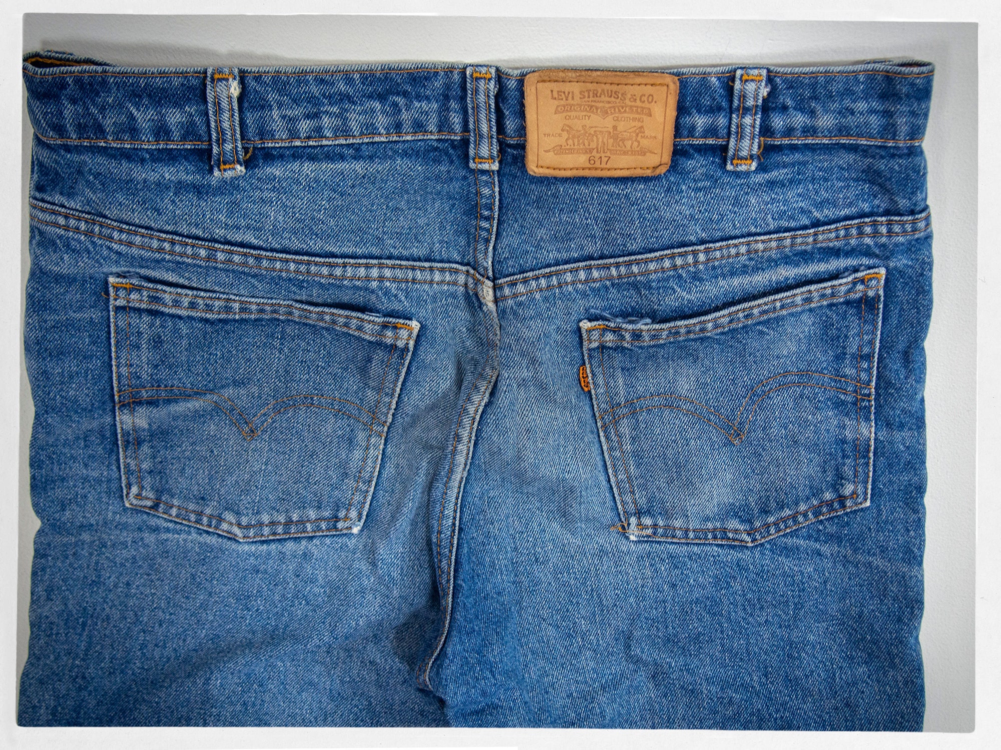 Retro LEVI'S Jeans 80s 617 Orange Tab Jeans Natural - Etsy Australia