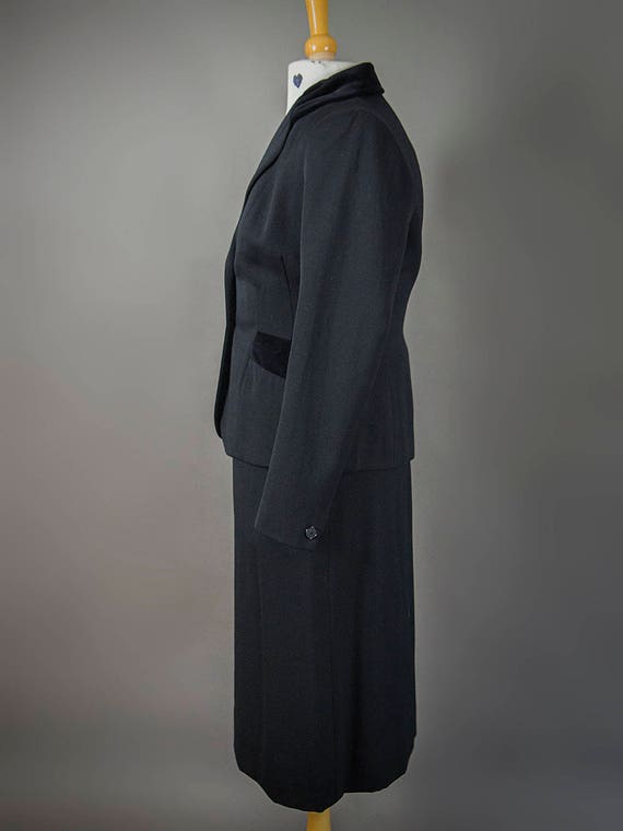 Vintage 40s Suit, Vintage 40s Fitted Suit, Retro … - image 9