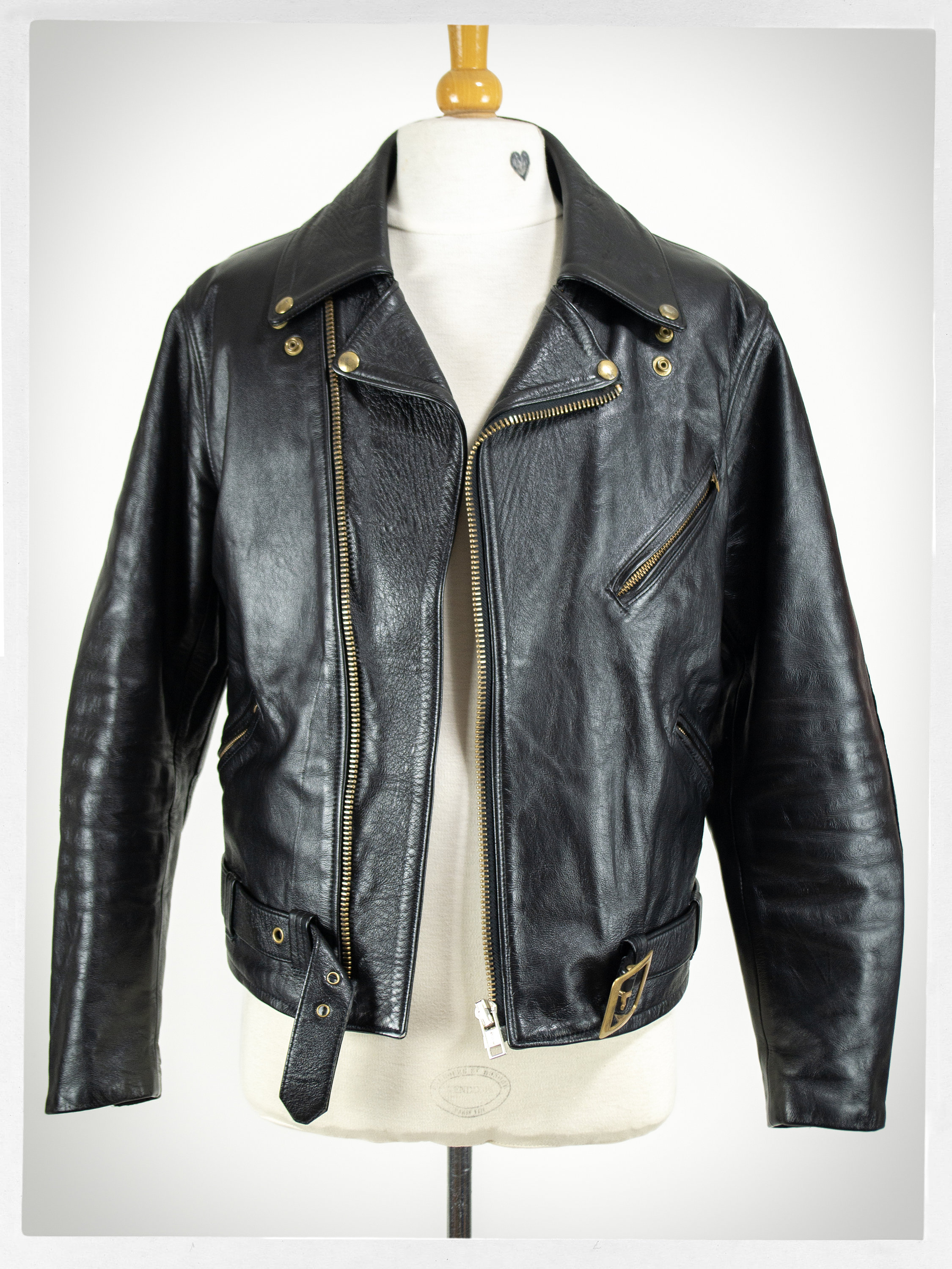 Retro 90s Leather Jacket, 80s Motorcycle Jacket, Biker Jacket