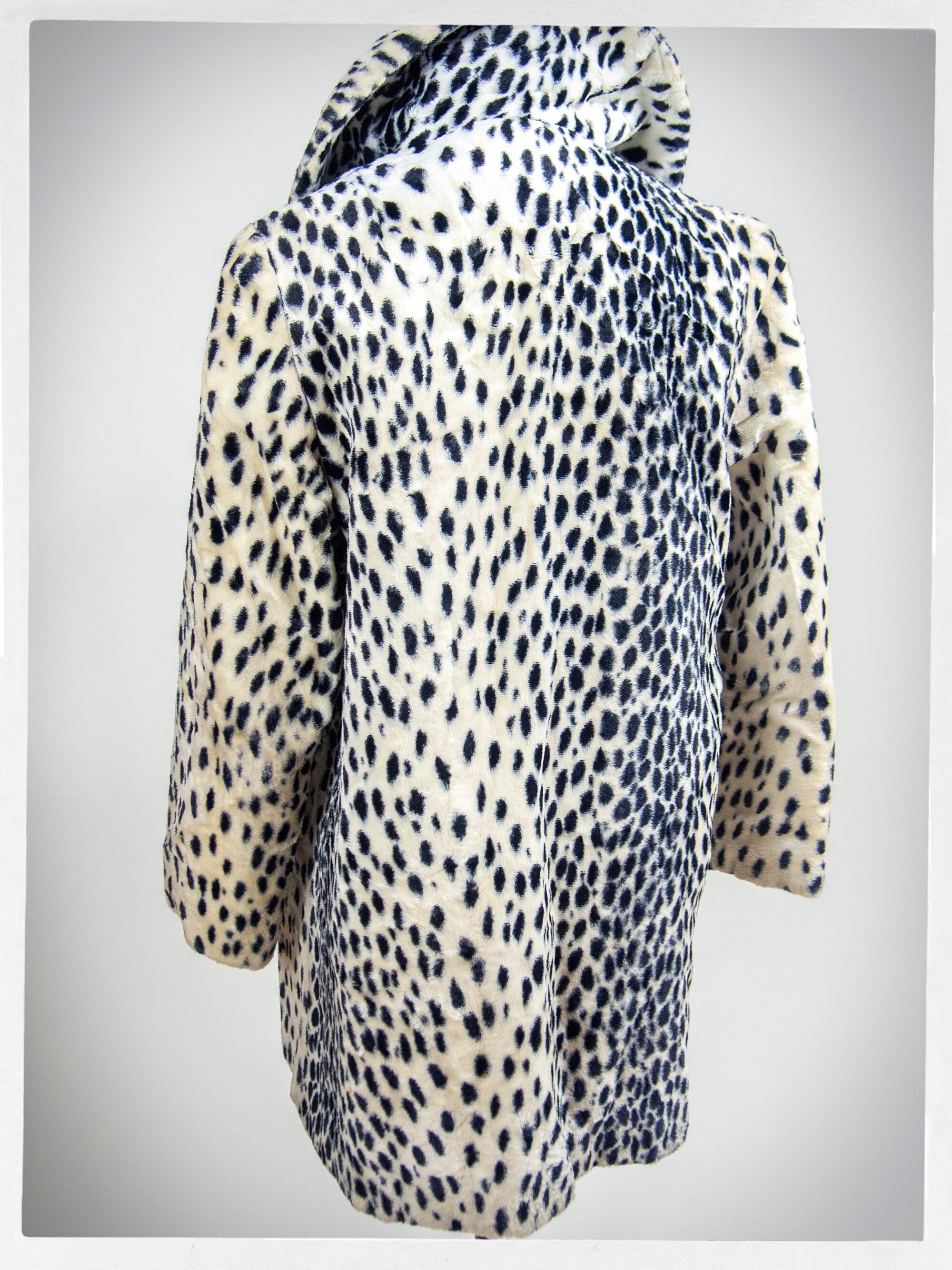 Retro 90s Leopard Coat 80s Faux Fur Coat JACKIE O Coat 80s - Etsy Canada