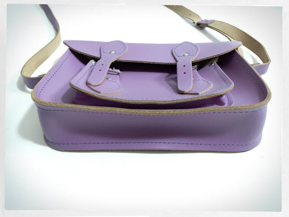 Retro Style Satchel, PURPLE School Satchel, the Cambridge Satchel