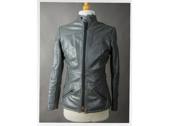 Vintage 60s Motorcycle Jacket, 70s Cafe Racer Jack