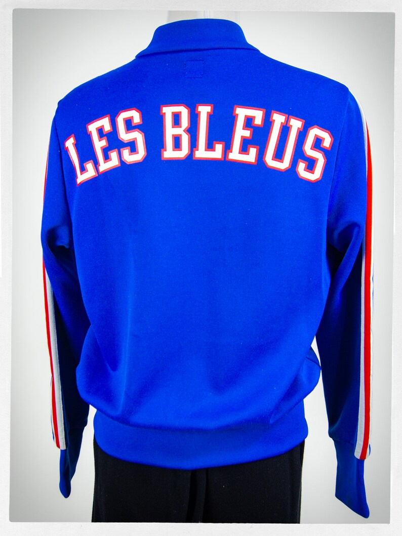 Retro Style Track Jacket, FIFA Track Jacket, Vintage Fashion, Ladies Vintage Track Jacket, Street Style, 90s Style LES BLEUS Track Jacket image 6