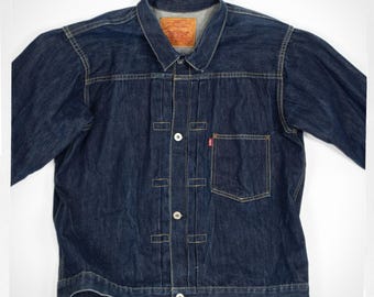 Levi's Big E Reproduction Trucker Jacket — Valencia Street SF, Indigo