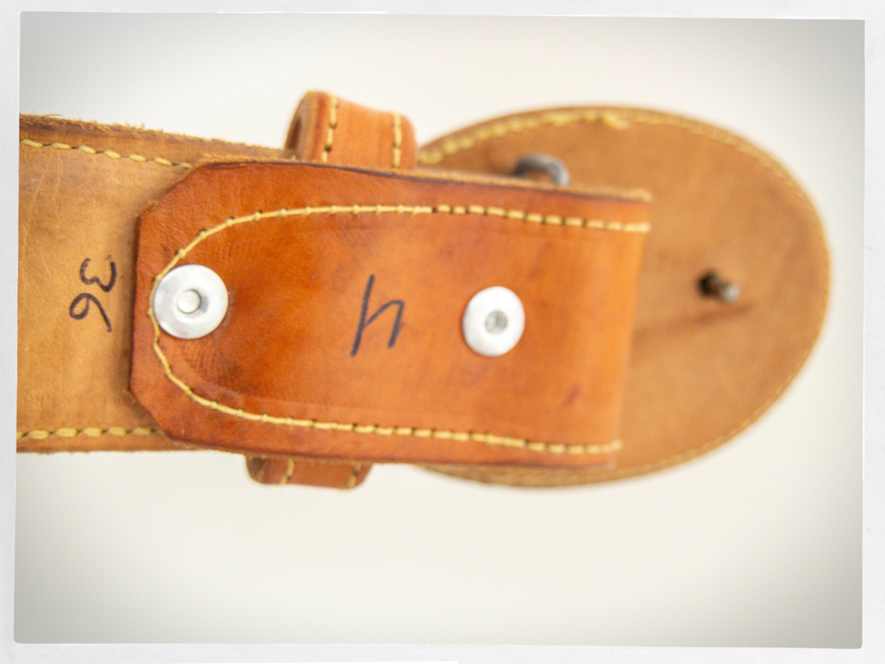 Vintage Brown Western Mexican Leather Belt — REBELLE VINTAGE SHOP