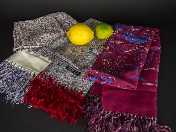 Vintage 40s Scarves, 50s Gentlemen's Scarves,Mens