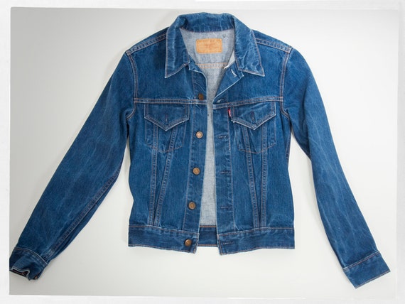 Retro Big E Levi Jacket, Old School Denim Jacket,