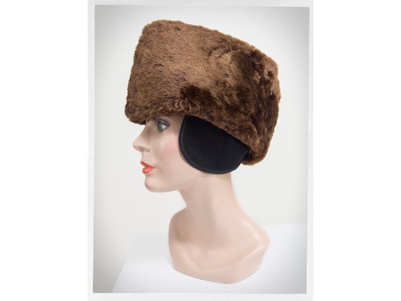 Vintage Mouton Hat, Vintage Cossack Hat, Russian F