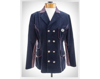 Vintage 90s Jacket, Italian Jacket, Reconstructed Jacket, Luxury Fashion, Vintage Fashion, Made in Italy, Y2K Fashion, Italian Coat SZ M