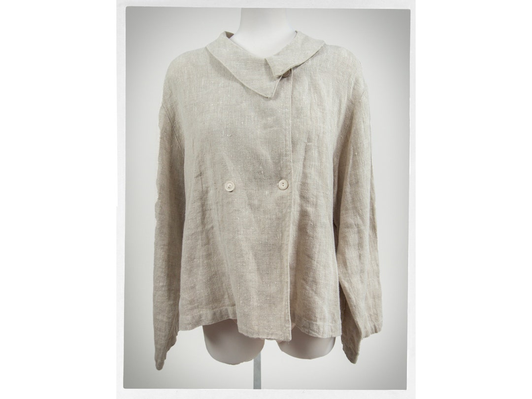 Vintage Linen Garden Blazer