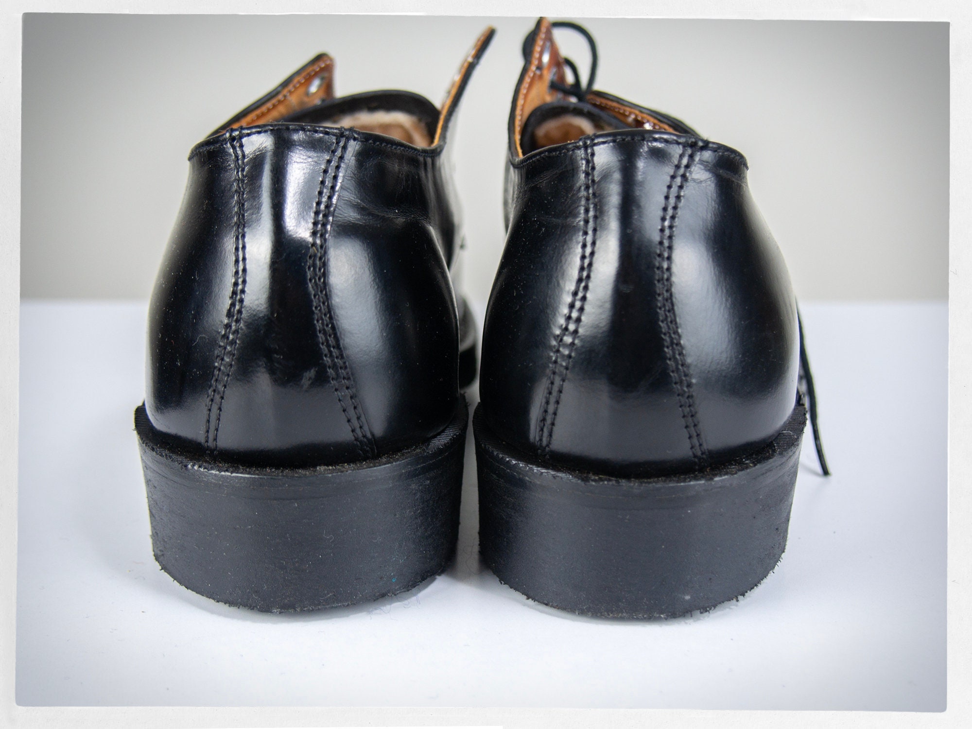 Vintage 70s Work Shoes, 80s Steel Toes Shoes, OLD STOCK Vintage 70s Work Shoes, 80s Steel Toes Shoes, OLD STOCK