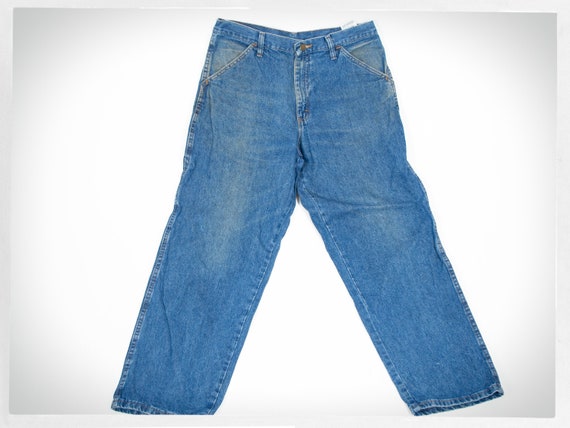 Fake Vintage Denim Easy Pants 10oz ファッション us Fake Vintage