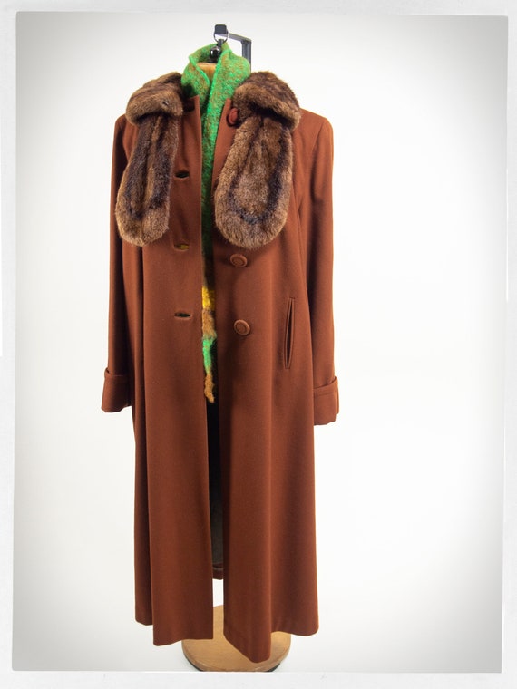 Vintage 40s Coat, 40s Swing Coat, British 40s Coa… - image 3