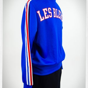 Retro Style Track Jacket, FIFA Track Jacket, Vintage Fashion, Ladies Vintage Track Jacket, Street Style, 90s Style LES BLEUS Track Jacket image 5