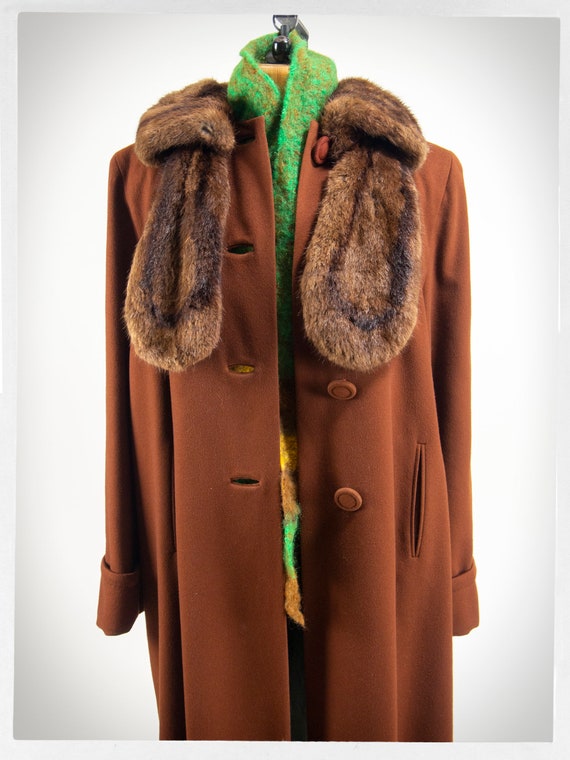 Vintage 40s Coat, 40s Swing Coat, British 40s Coa… - image 4