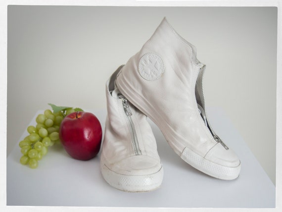 Retro Converse Kicks, Leather Converse Kicks, Leat