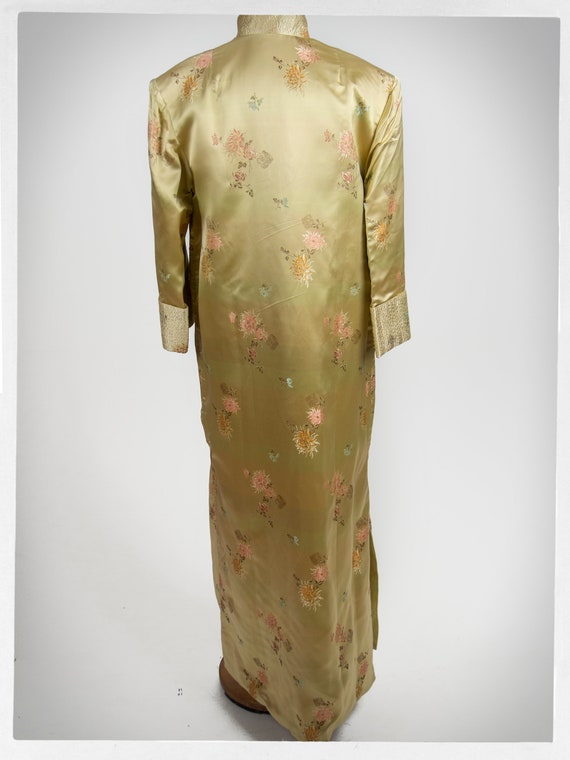 Retro 70s Robe, Vintage Satin Robe, Asian Dressin… - image 6