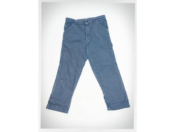 Pantalones de carpintero de los 90 jeans de pintor de rayas pantalones de carpintero STAN RAY de los 90 moda vintage moda callejera ropa de trabajo retro de los 90 moda Y2K Etsy Espana