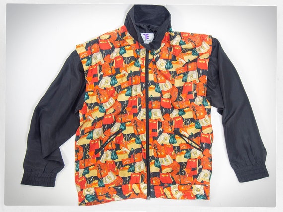 Retro 80s Silk Jacket, Vintage Fashion, Boho Fash… - image 8