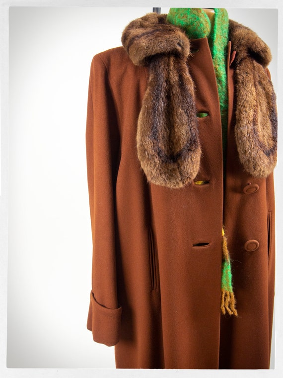 Vintage 40s Coat, 40s Swing Coat, British 40s Coa… - image 5