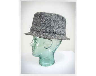 Vintage 70s Tweed Wool Hat, Vintage Hat, Tweed Walking Hat  display picture 1