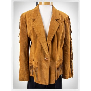 Retro 90s Fringe Jacket, Western Jacket, Leather Jacket, Western Fringe Coat, Hippie Fashion, Rockabilly Fashion, Cowboy Jacket, Y2K Coat