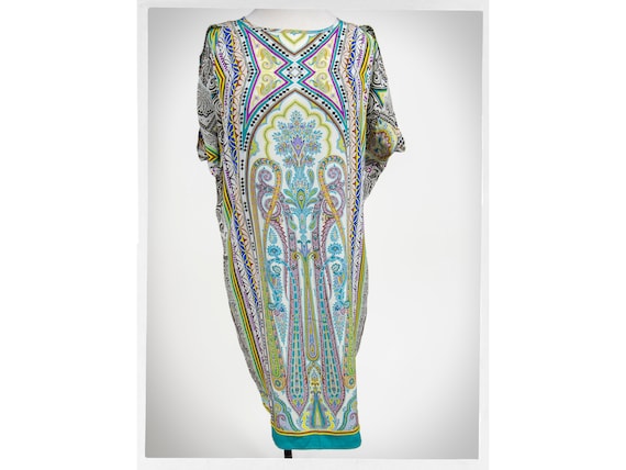 Retro ETRO Dress, ETRO Silk Dress, Vintage Fashio… - image 1