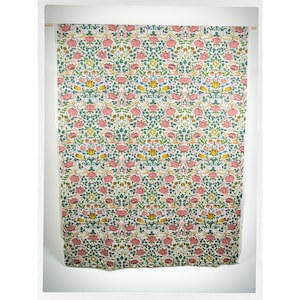 WILLIAM MORRIS Fabric, Rose Pattern Fabric, William Morris, Screen Print Fabric, Sanderson Print Fabric, Arts and Crafts Period, Floral