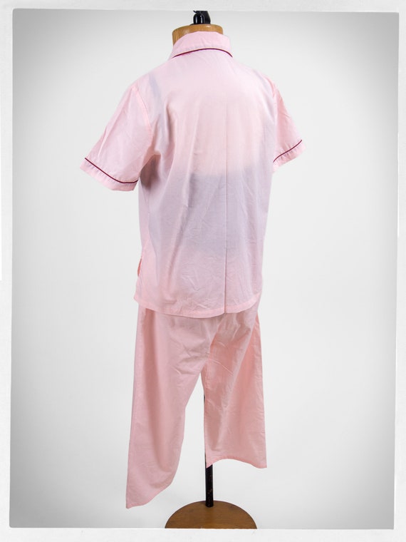 Retro 90s Pyjamas, Oriental Lounge Wear, Pink Pyj… - image 5