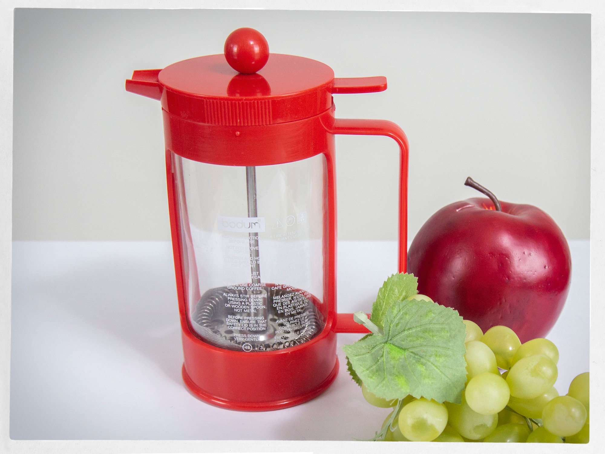 Bodum french press red discount