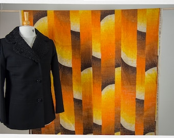 Vintage 60s Fabric,  "Knoll" Style Fabric, 60s Modern Cloth, Mid Century Decor, 5th Avenue Design Cloth, Danish Modern Decor, Abstract Cloth