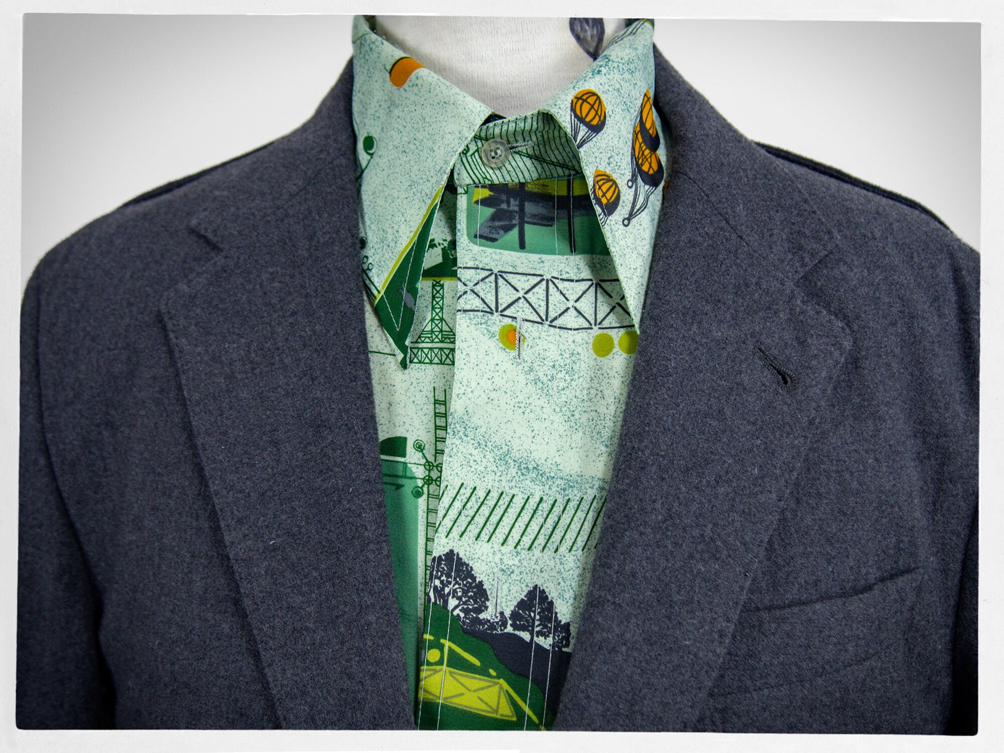 LANVIN Deconstructed Jacket, Gentlemen's Blazer, Men's Wool
