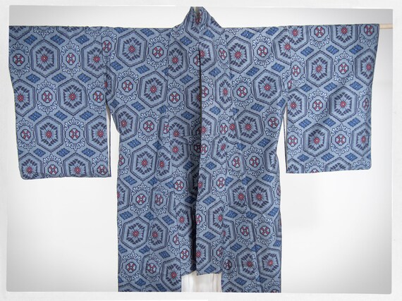 Retro Gentlemen's Kimono, Japanese Lingerie, YUKA… - image 3